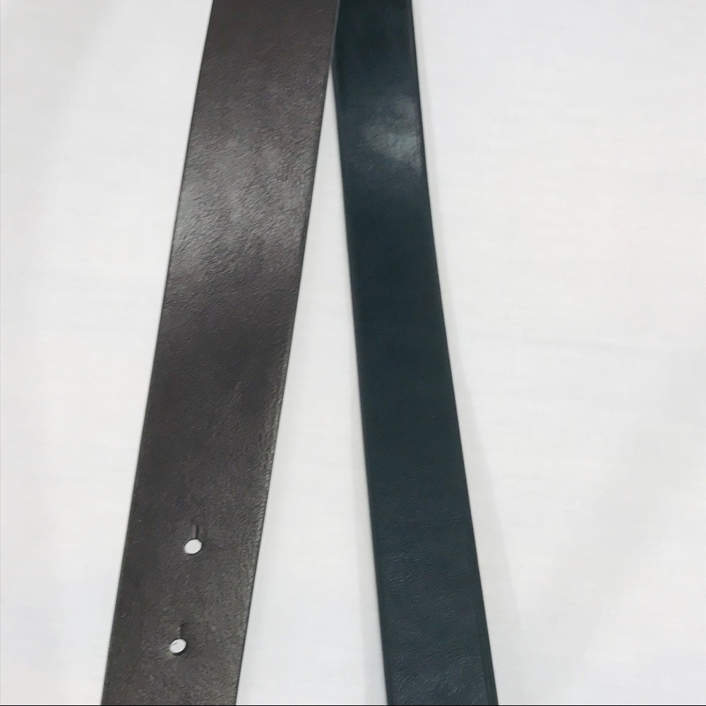 Guess Reversible Leather Belt, Black, Brown, Large - Picture 4 of 5